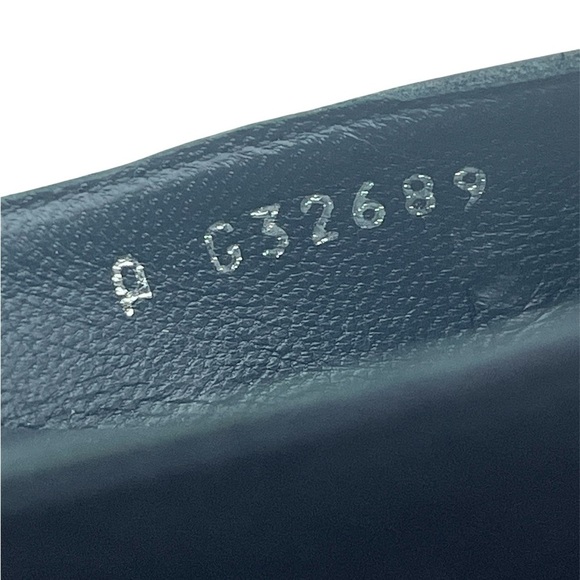 CHANEL Satin Mary Jane Flats CC Logo Navy Blue Size 38.5EU / 8.5US - Picture 13 of 16